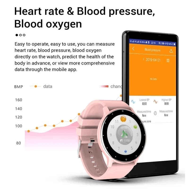 LIGE Women Smart Band Watch Re - Watches Ladies Smartwatch 评论和价格