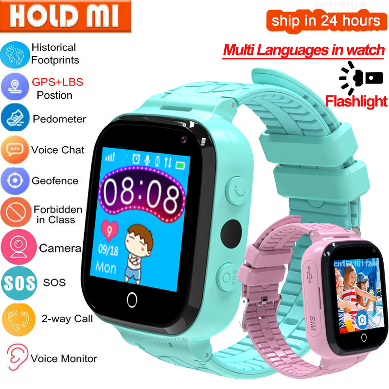 New Kids Smart Watch GPS Track - Smartwatch Watches For Kids With Gps 评论和价格