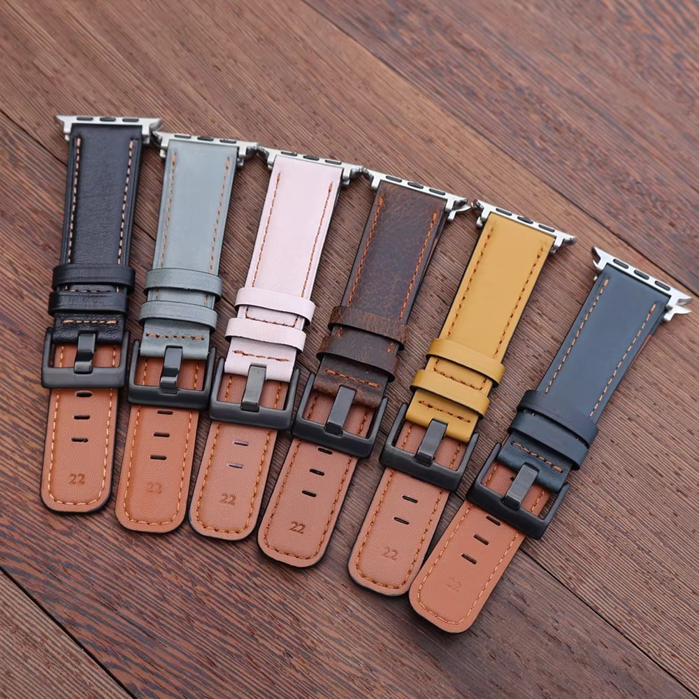 20mm 22mm Vintage Leather Stra - Smartwatch Vintage Watches For Women 评论和价格