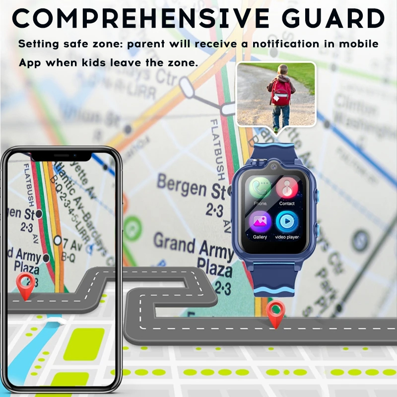 Yoateo Smart Watch Kids 4G KT1 - Smartwatch Watches For Kids With Gps 评论和价格