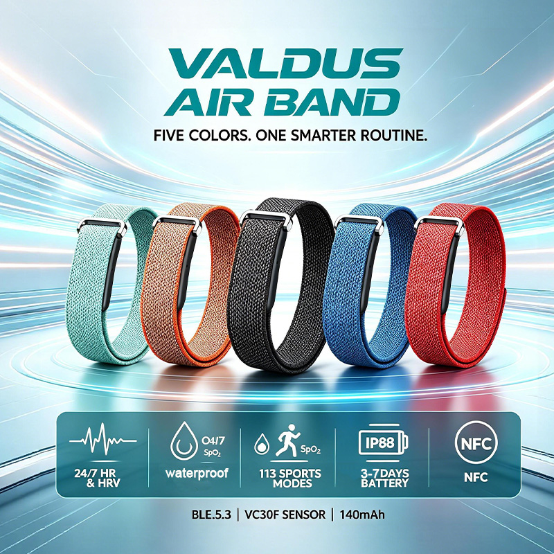 VALDUS Air Band Smart Bracelet - Smartwatch Watches For Girls 评论和价格