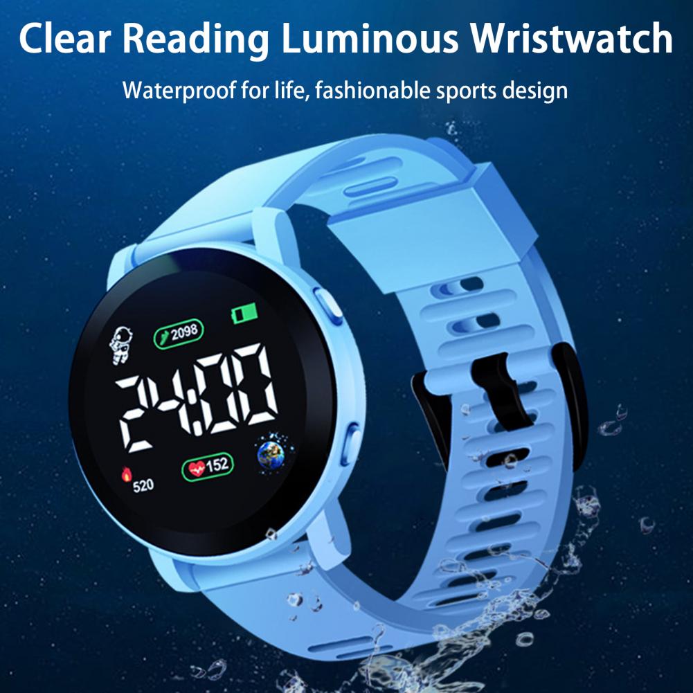 Kids LED Digital Watch Waterpr - Smartwatch Digital Watches For Kid Girl 评论和价格