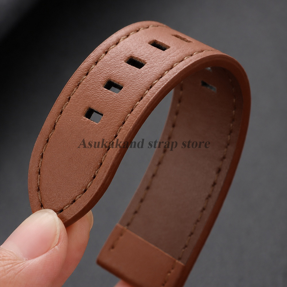 Stitching Leather Watch Band U - Watches Rolex Smartwatch 评论和价格