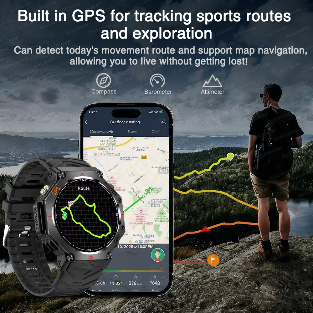 2026 New Adult Outdoor X-sport - Altimeter Compass Watch 评论和价格
