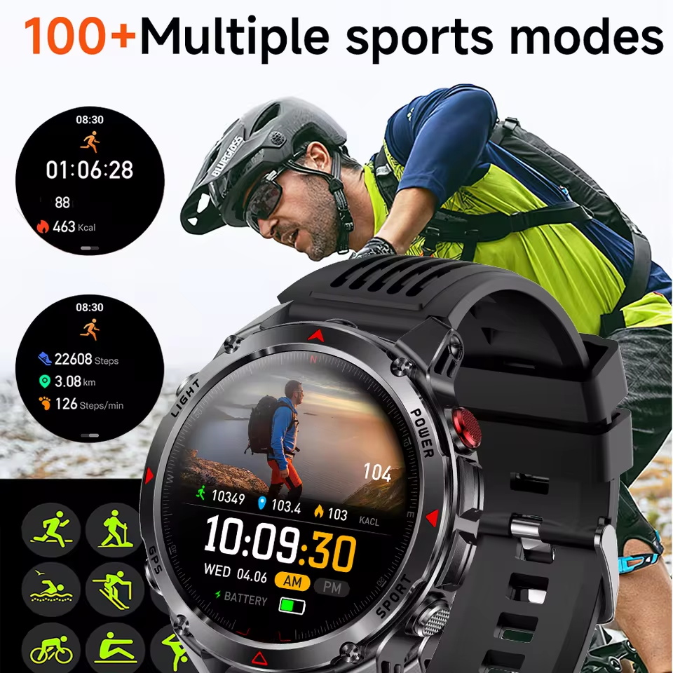 Military Outdoor GPS Positioni - Altimeter Compass Watch 评论和价格