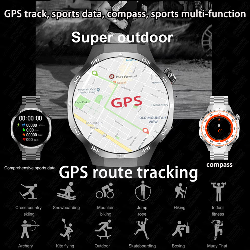 2026 New BOXUXING Watch 5 MAX  - Smartwatch Watches For Women With Gps 评论和价格