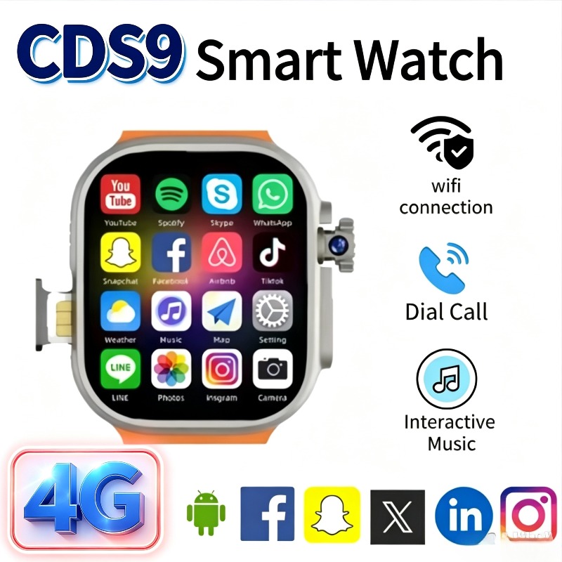 4G CDS9 Android Smartwatch – R - Smartwatch Watches For Women With Gps 评论和价格