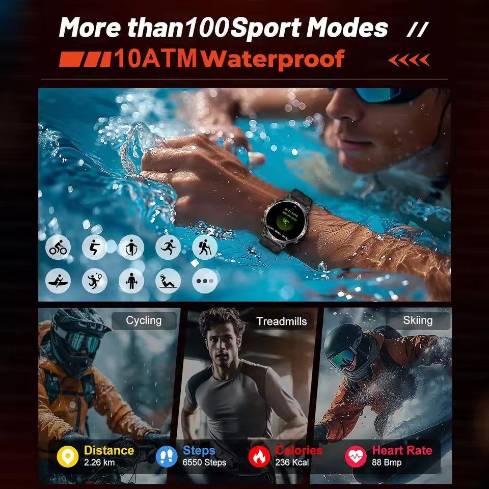 2026New Military GPS Sport Sma - Altimeter Compass Watch 评论和价格