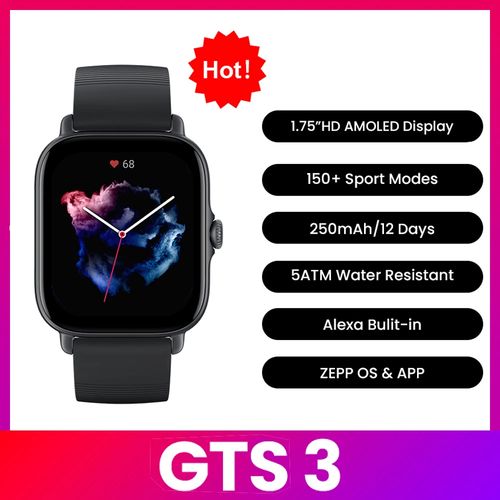 Amazfit GTS 3 Smartwatch  5ATM - Timex Watches Smartwatch 评论和价格
