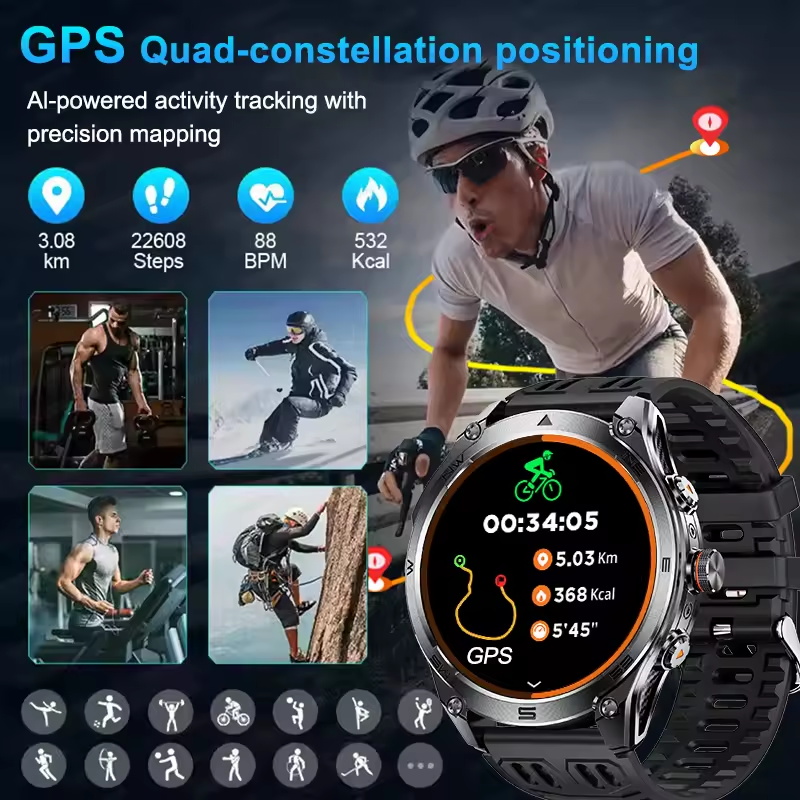 2025 New Outdoors Military GPS - Altimeter Compass Watch 评论和价格