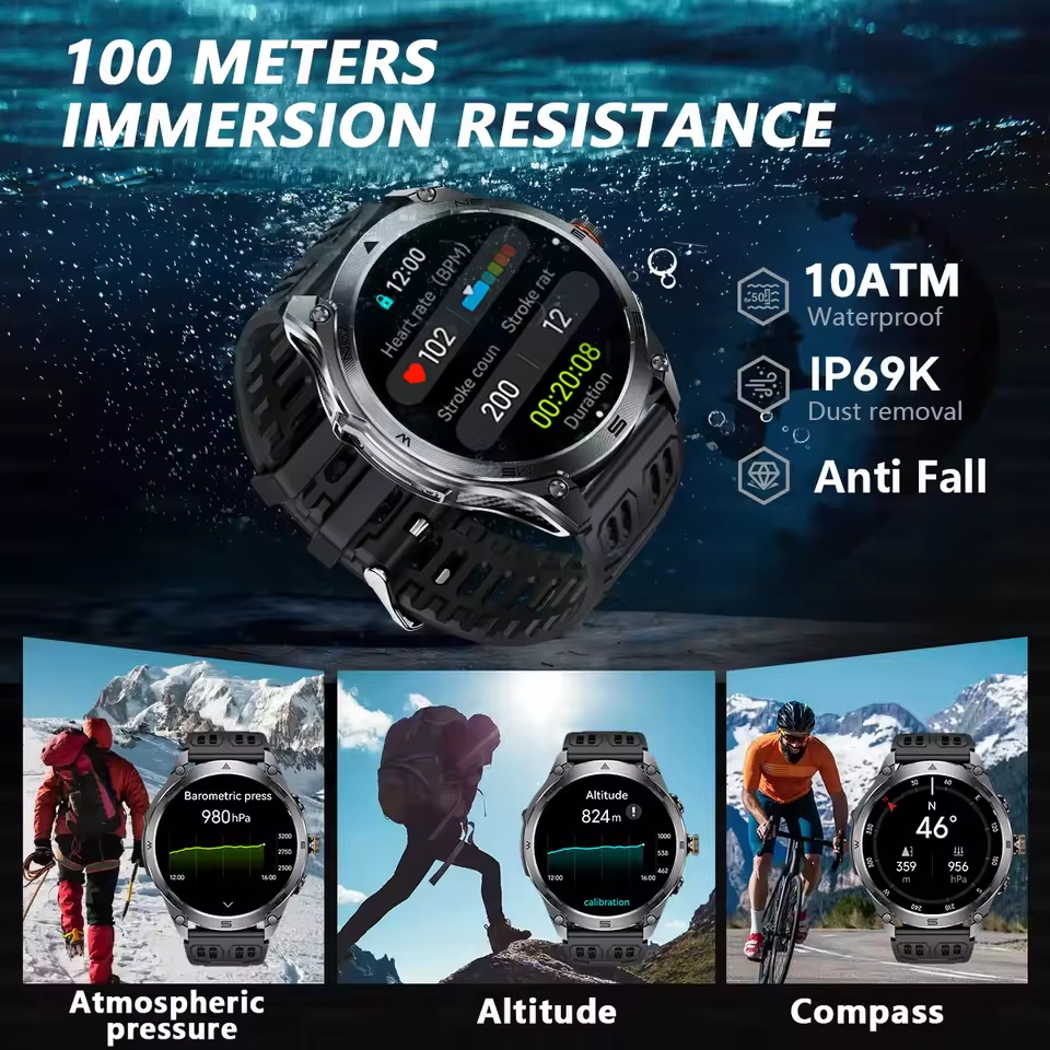 2025 New Outdoors Military GPS - Altimeter Compass Watch 评论和价格