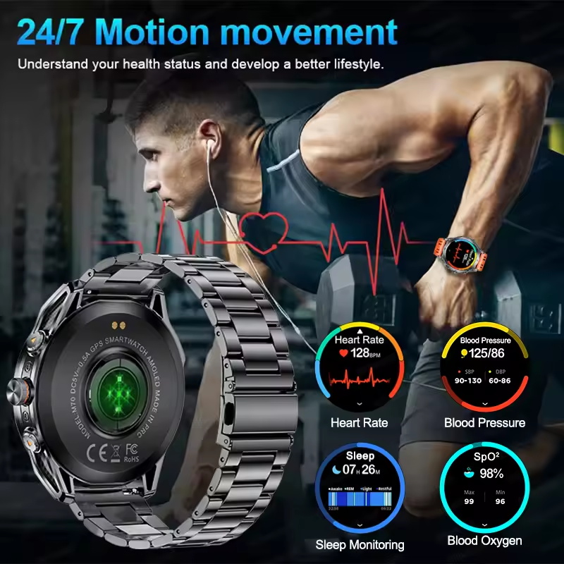2025 New Outdoors Military GPS - Altimeter Compass Watch 评论和价格